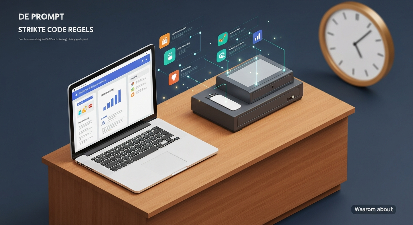 Van webshop naar fysieke kassa: Waarom een ge&iuml;ntegreerd POS-systeem (kassa) je uren administratie scheelt.